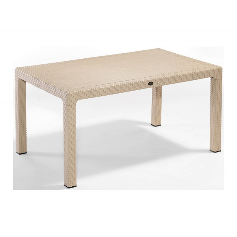 Defence 150 τραπέζι χωρίς τζάμι Καπουτσίνο 90cm x 150cm