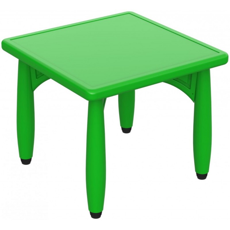 SQ-Plastic Legs παιδικό τραπεζάκι Πράσινο 62x62xH52cm
