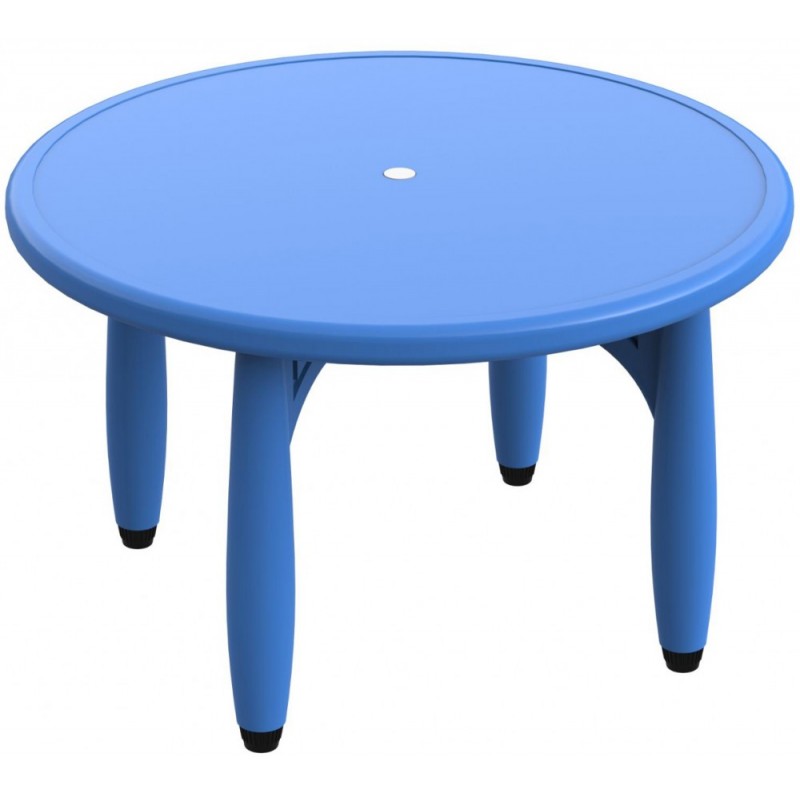 RON-Plastic Legs παιδικό τραπεζάκι Μπλε Ø85xH52cm