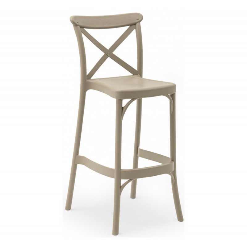 Capri 75/65 σκαμπό bar Ύψος καθίσματος 75cm 49x54x108,6/98,6(75/65)cm