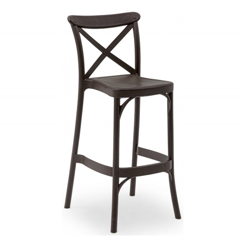 Capri 75/65 σκαμπό bar Ύψος καθίσματος 75cm 49x54x108,6/98,6(75/65)cm