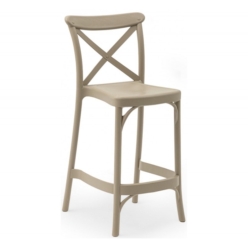Capri 75/65 σκαμπό bar Ύψος καθίσματος 65cm 49x54x108,6/98,6(75/65)cm
