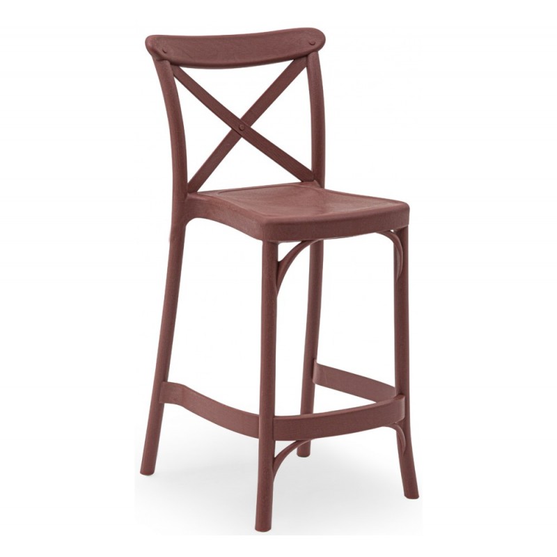 Capri 75/65 σκαμπό bar Ύψος καθίσματος 65cm 49x54x108,6/98,6(75/65)cm