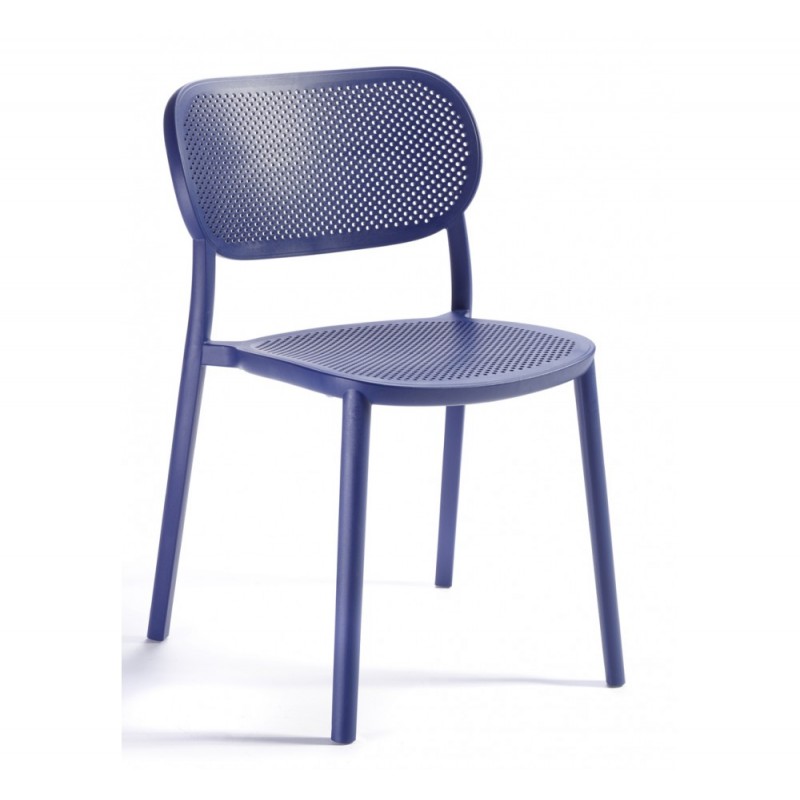 Nuta καρέκλα Technopolymer 52x55x79(45)cm indigo blue