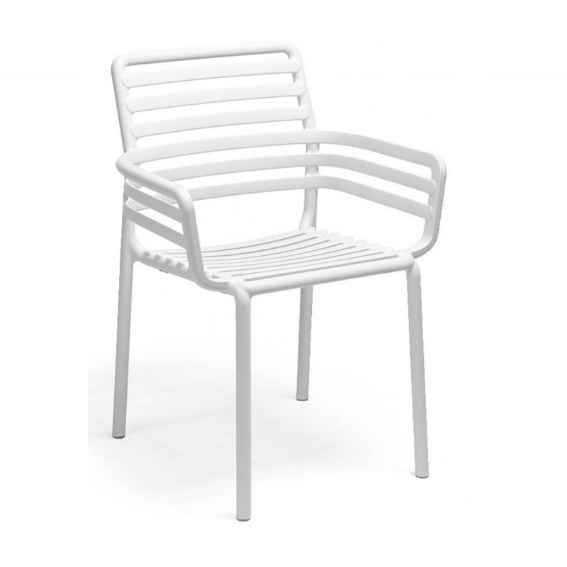 Doga πολυθρόνα 00 - Bianco 60x56,5x83,5(46,5)cm