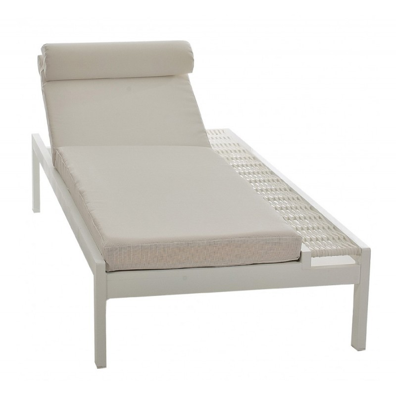 Nemo ξαπλώστρα αλουμινίου Sand 198x90x42cm