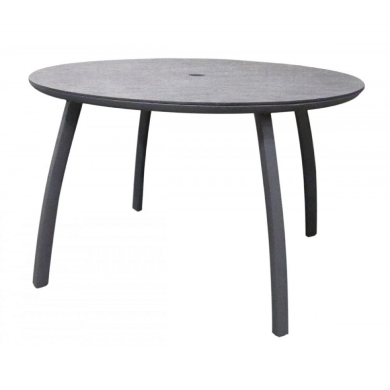 Sunset Ø120 τραπέζι 289 - Platinum grey Ø120x74cm