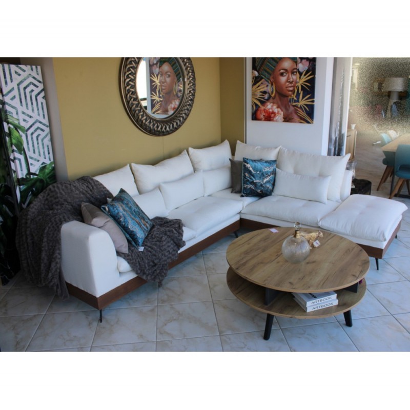 Marrakesh γωνιακός καναπές Με ύφασμα 280x235x90cm