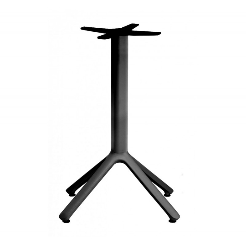 Nemo fixed βάση αλουμινίου art.5060 AV 81 - Matt anthracite grey coated aluminium, embossed finish 51x51x73cm