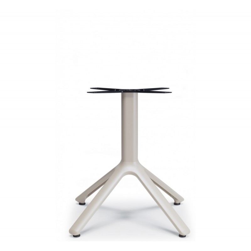 Nemo art.5067 fixed βάση τραπεζιού αλουμινίου AV 15 - Matt dove grey coated aluminium, embossed finish 51*51*50cm 
