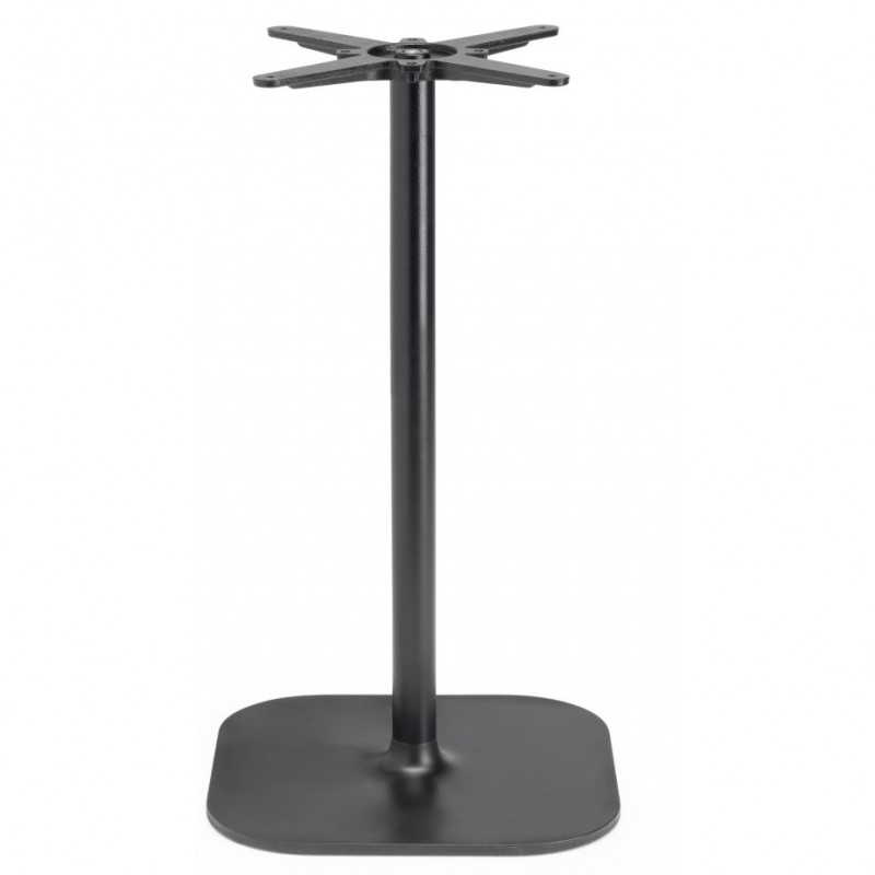 Rhino art.5189 μεταλλική βάση τραπεζιού VT - Matt dove grey coated steel, embossed finish 46x46x109cm