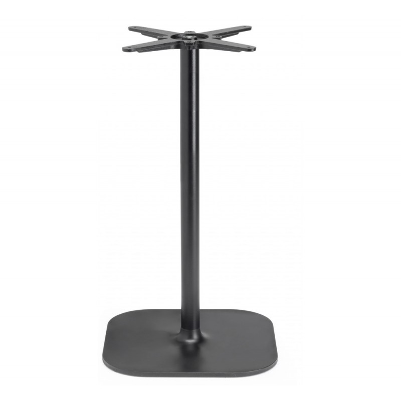 Rhino art.5189 μεταλλική βάση τραπεζιού VT - Matt dove grey coated steel, embossed finish 46x46x109cm