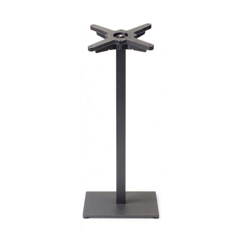 Tifanny art.5188 μεταλλική βάση bar VA - Matt anthracite grey coated steel, embossed finish 40x40x109cm