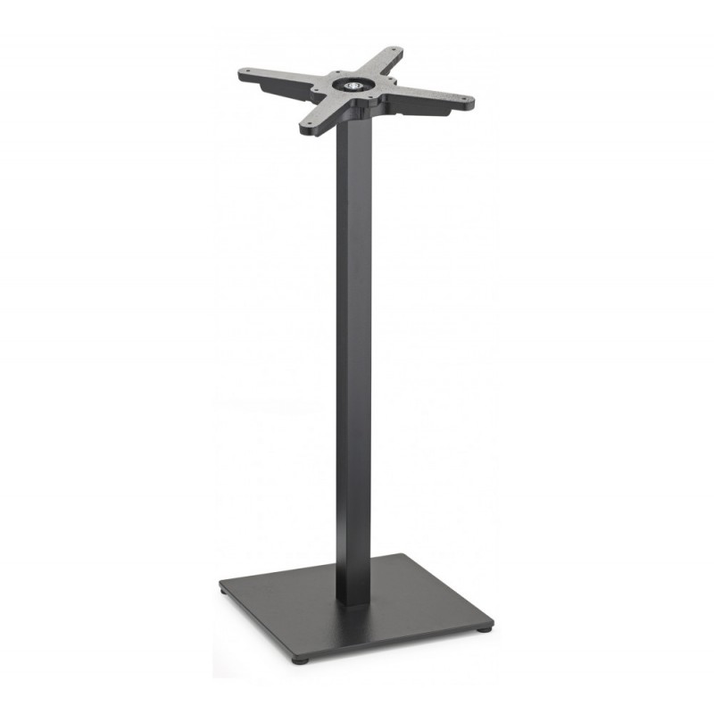 Tifanny art.5188 μεταλλική βάση bar VN - Matt black coated steel, embossed finish 40x40x109cm