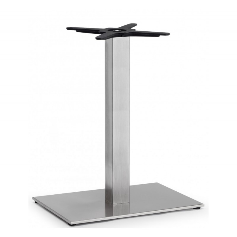 Tiffany μεταλλική βάση τραπεζιού art.5080 IL - Polished stainless steel 60x40x73cm