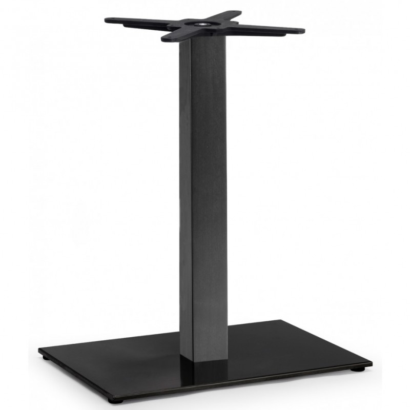 Tiffany μεταλλική βάση τραπεζιού art.5080 VN - Matt black coated steel, embossed finish διαστάσεις 60x40x73cm