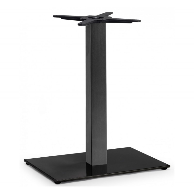 Tiffany μεταλλική βάση τραπεζιού art.5080 VN - Matt black coated steel, embossed finish διαστάσεις 60x40x73cm