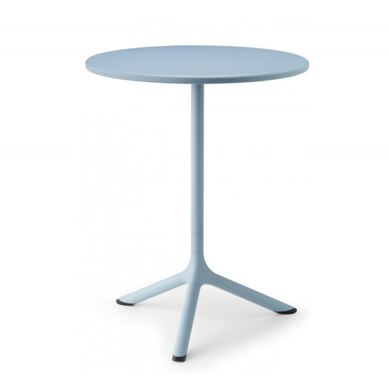 Tripe art.5000 μεταλλική βάση τραπεζιού VO - Matt air-force blue coated steel, embossed finish Ø61x73cm