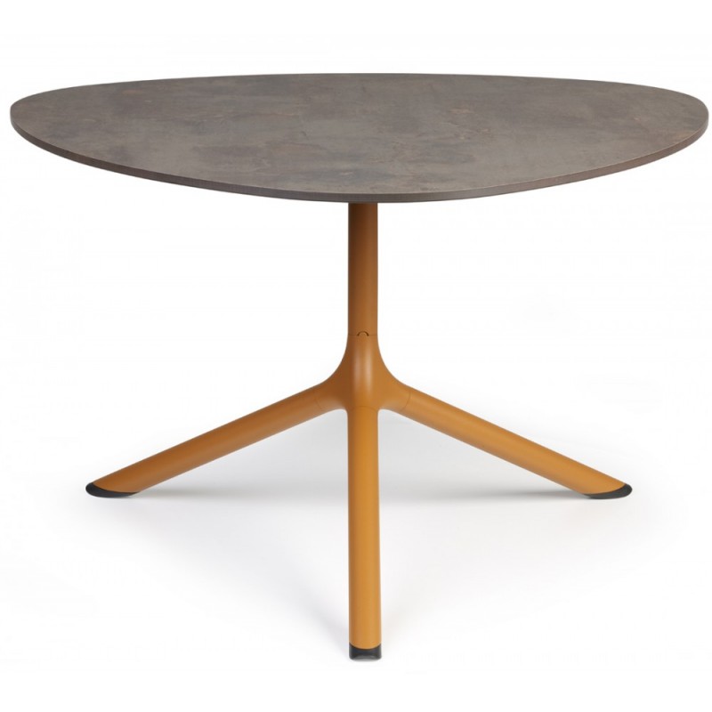 Tripe maxi art.5009 μεταλλική βάση τραπεζιού VB - Matt white coated steel smooth finish Ø79x50cm