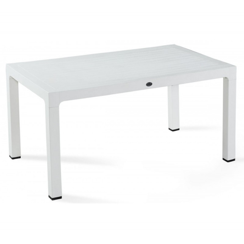 Wood 150 τραπέζι Λευκό πολυπροπυλενιο 150*90*75cm  