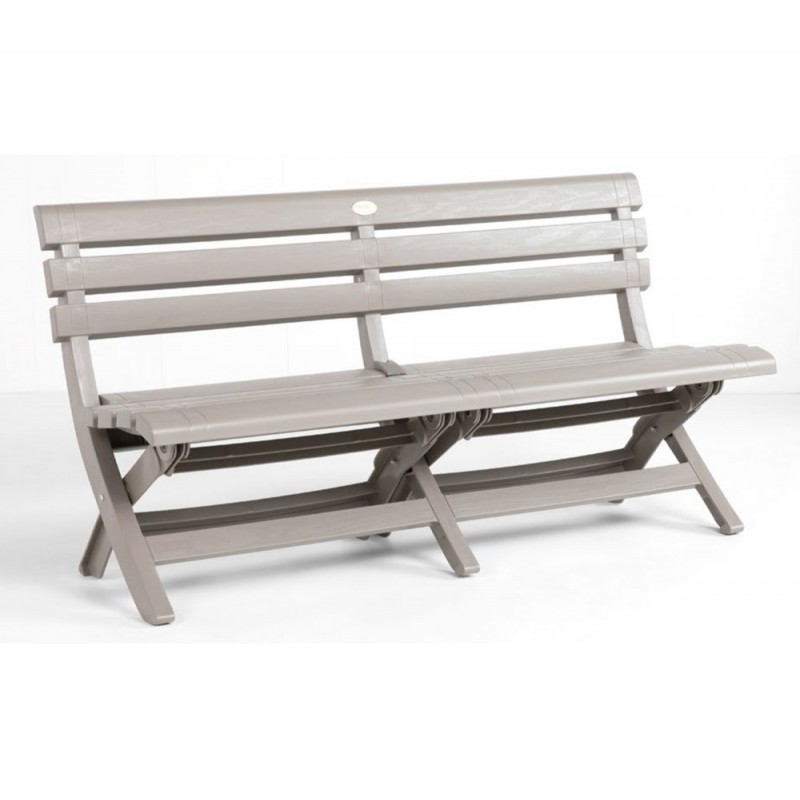 Westport παγκάκι απο πολυπροπυλένιο 181 - Taupe 149x56x76(41)cm