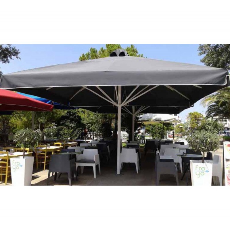 Resort 2 ομπρέλα αλουμινίου τηλεσκοπική  4x4m
