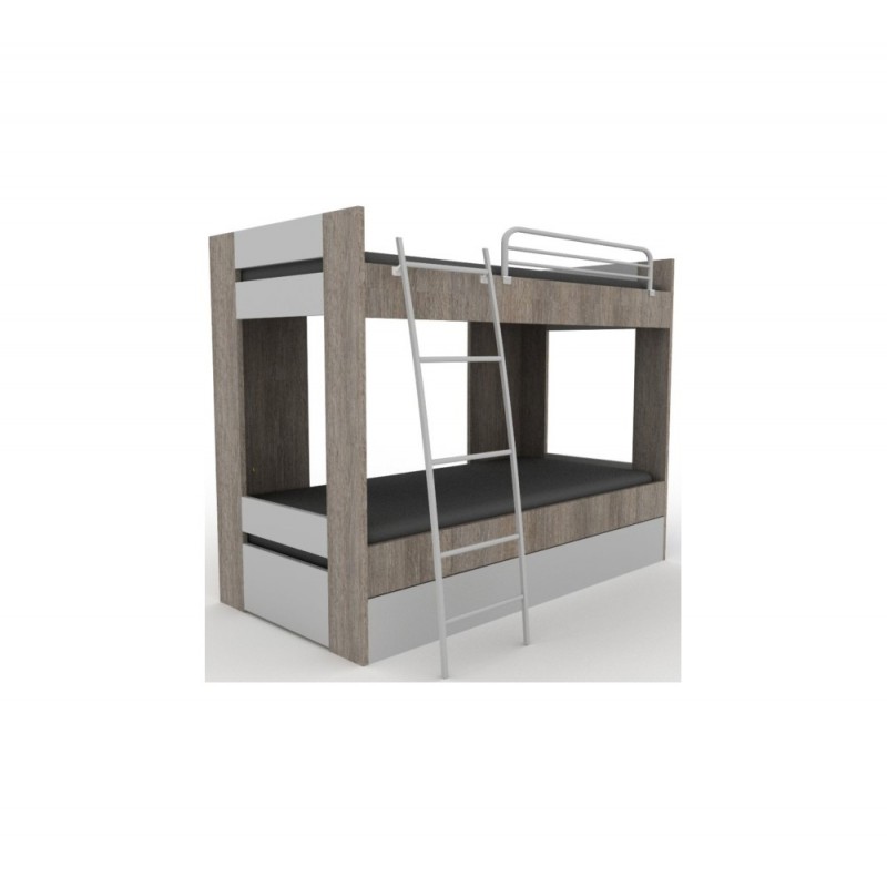 City κουκέτα με αποθηκευτικό χώρο Αποθηκευτικός Χώρος με 2 Συρτάρια Τροχήλατα 2 συρτάρια πάχους 18mm / 85x95x22cm