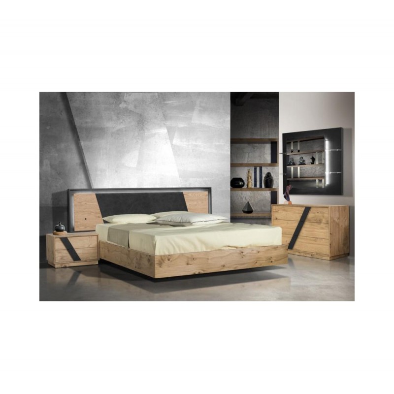 KMA-07 κρεβατοκάμαρα με φως 160x200cm