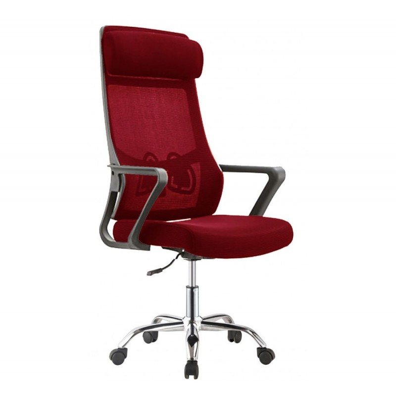 Volcano πολυθρόνα γραφείου διευθυντική Μπορντώ LM10/Τ06 51x60x99-110(66-77/46-57)cm