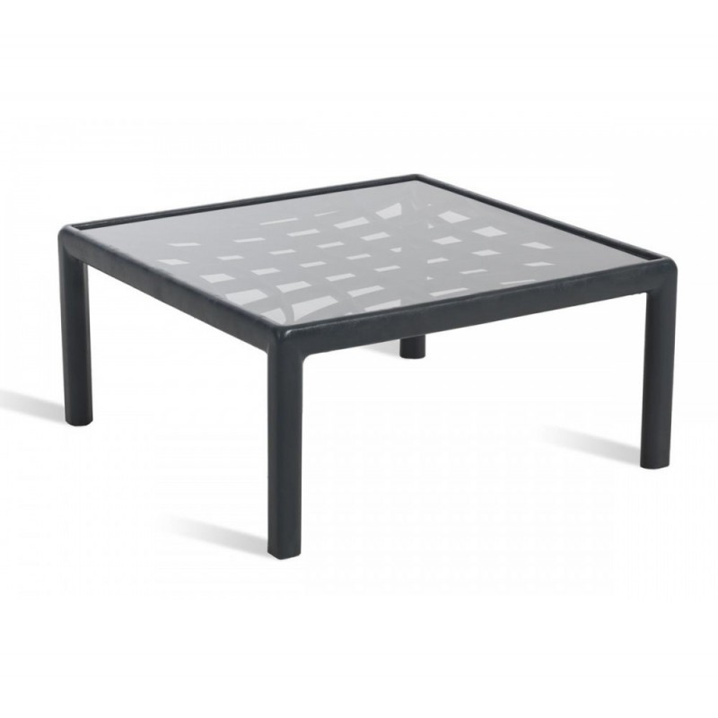 Garda side table Anthracite  Τραπεζακι κηπου πολυπροπυλενιου  67.5x67.5x32cm