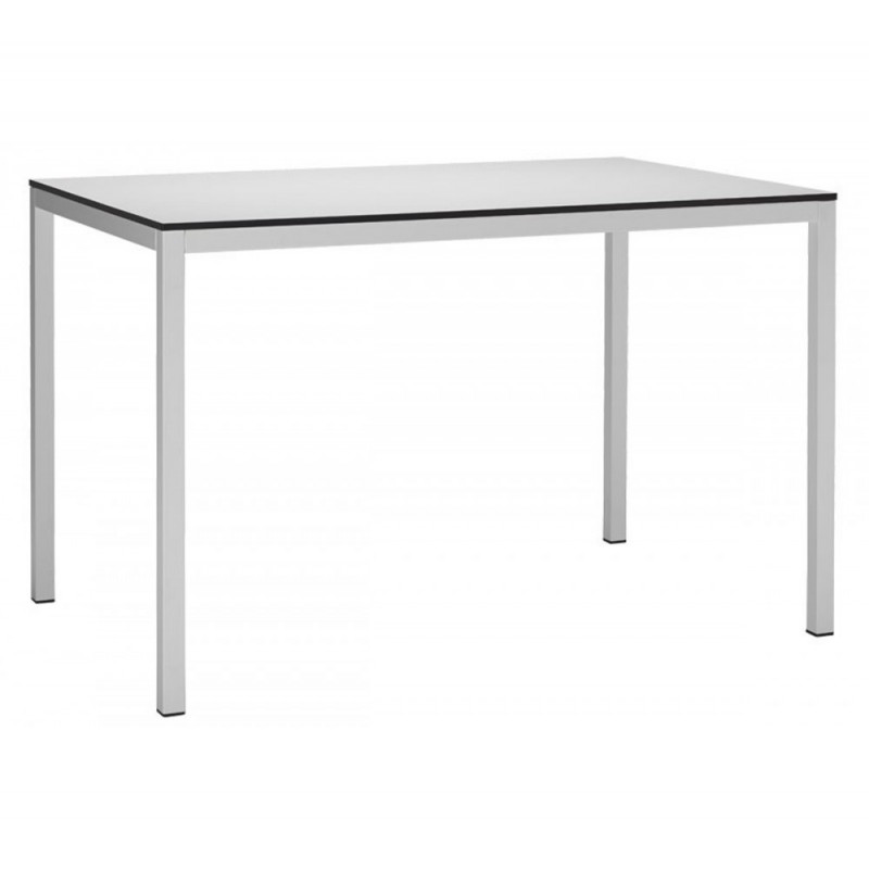 Mirto art.2421-3 τραπέζι 120x80cm   Σκελετός με επίστρωση χάλυβα, διαθέσιμο σε λευκό  