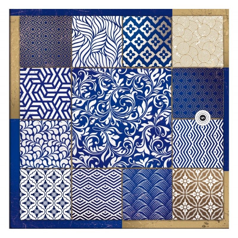 Werzalit Ciment Blue / 413 80x80cm