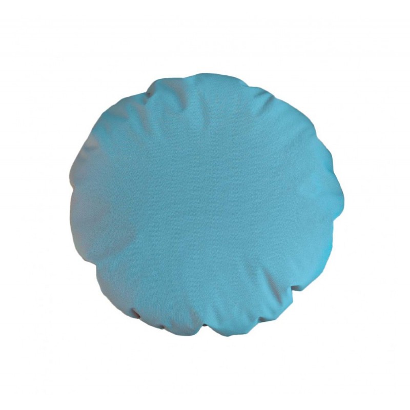 Waterproof round πουφ R-193 Θαλασσί Ø110x30cm