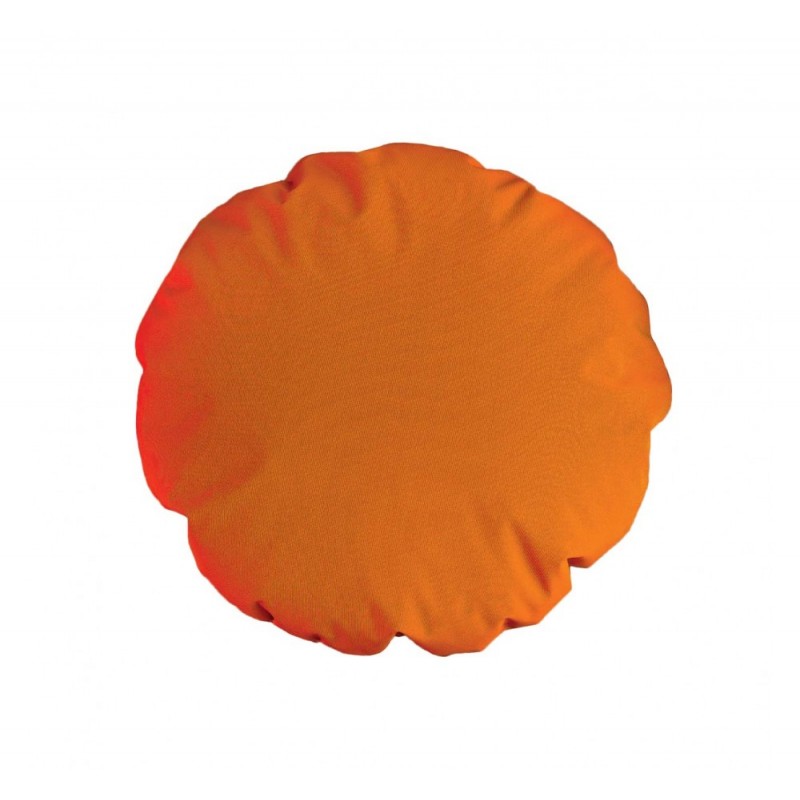 Waterproof round πουφ R-567 Πορτοκαλί Ø110x30cm