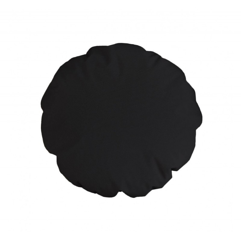 Waterproof round πουφ R-103 Μαύρο Ø110x30cm