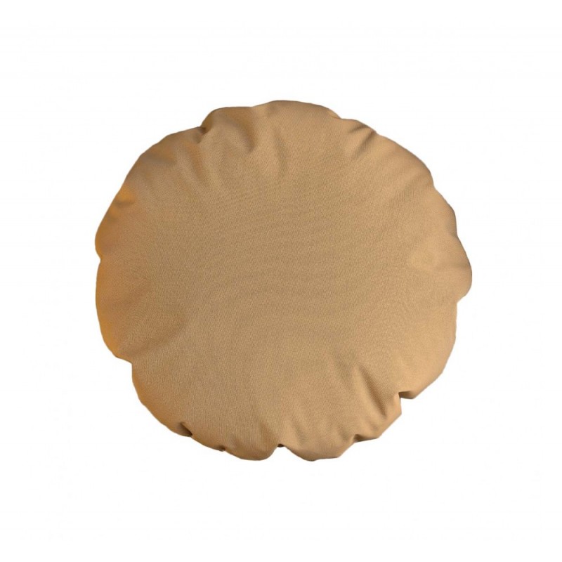 Waterproof round πουφ R-126 Μπεζ Ø110x30cm