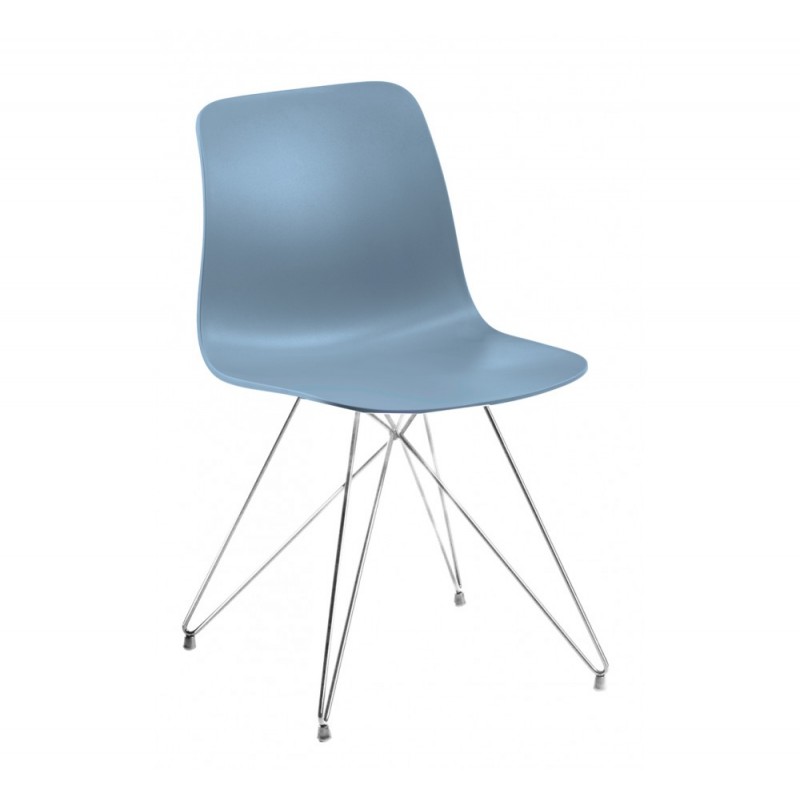 Unik 178TC καρέκλα technopolymer 98-Pale blue 45x45x80(45)cm