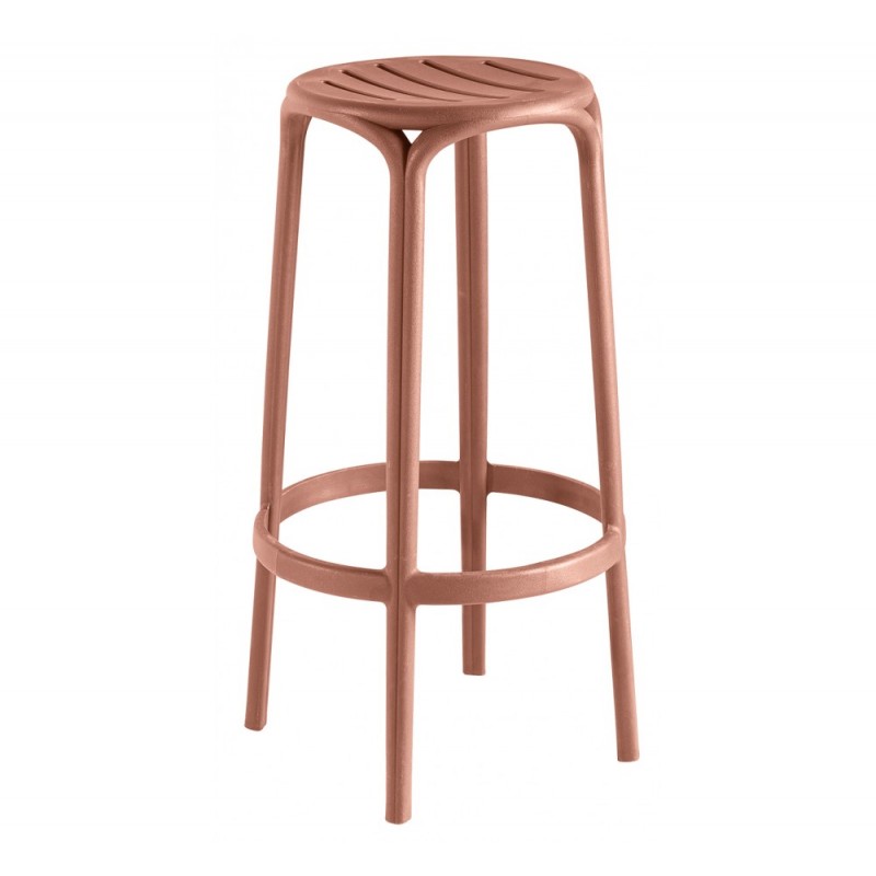 CANNES σκαμπώ μπαρ 814 - Terracotta Φ47.5(33)Χ77cm