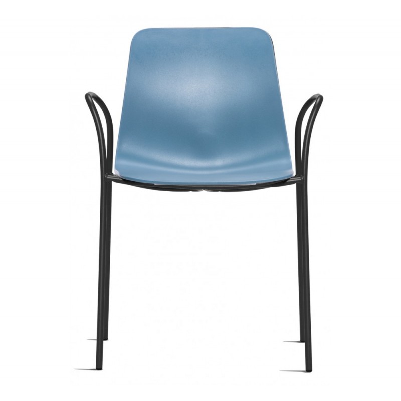 Unik cod.178/TB πολυθρόνα μεταλλική 98-Pale blue 59x45x80(45)cm