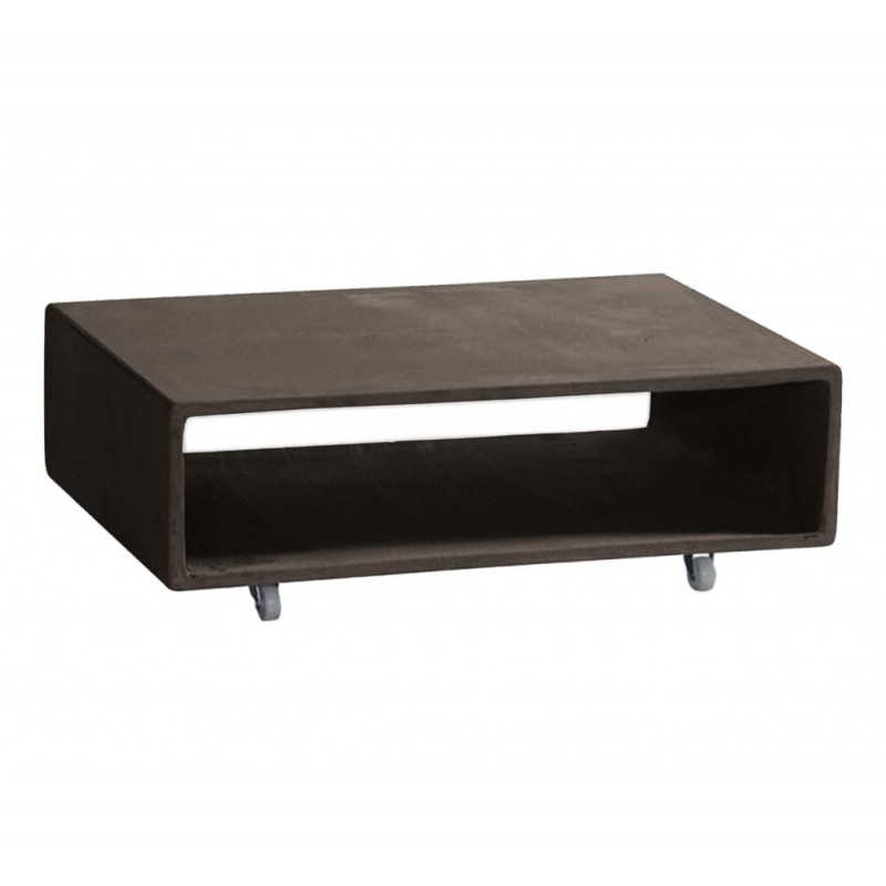 Swirl τραπεζάκι σαλονιού cement Ανθρακί 75x50x30cm