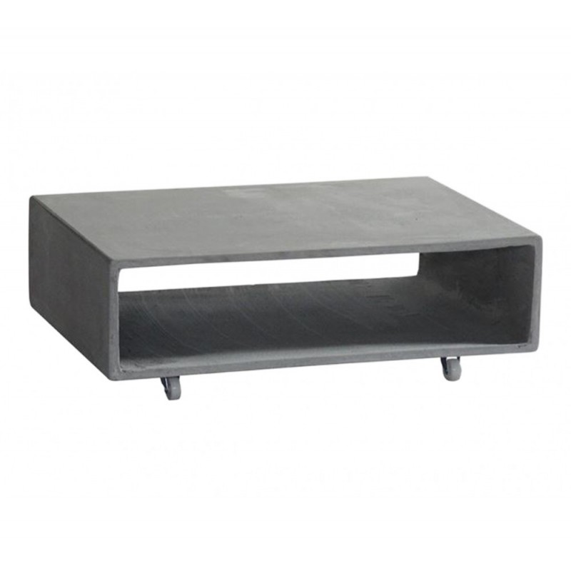 Swirl τραπεζάκι σαλονιού cement Φυσικό 75x50x30cm