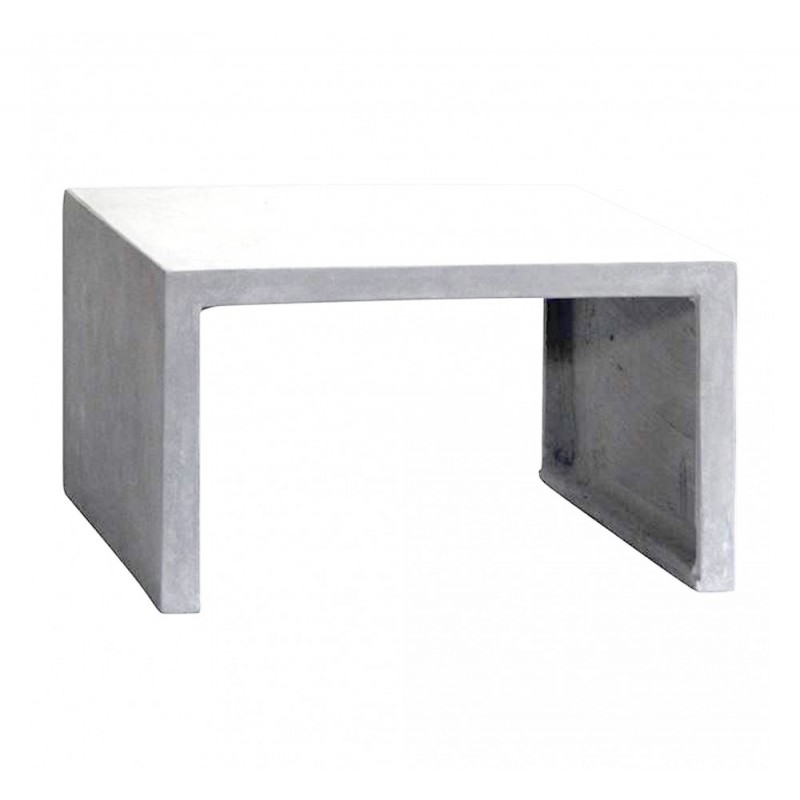 Rime τραπέζι σαλονιού cement Λευκό 80x80x47cm