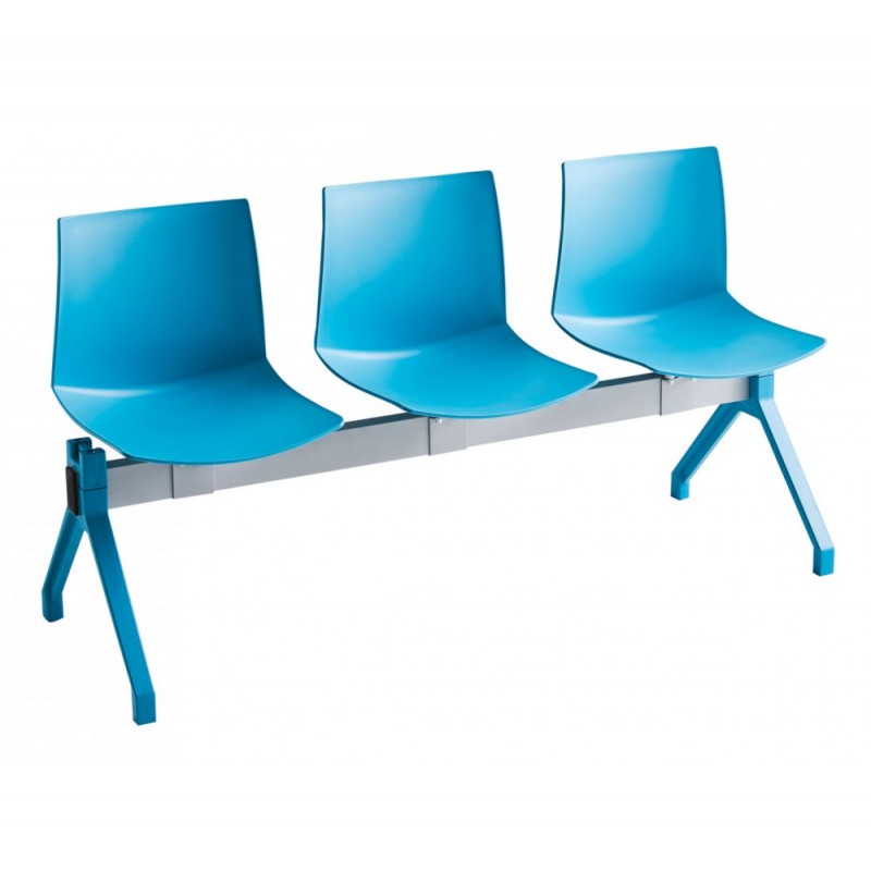 Kanvas PG σύστημα αναμονής 34-Light blue  - 3 θέσεων: 150x55x78cm /23kg  