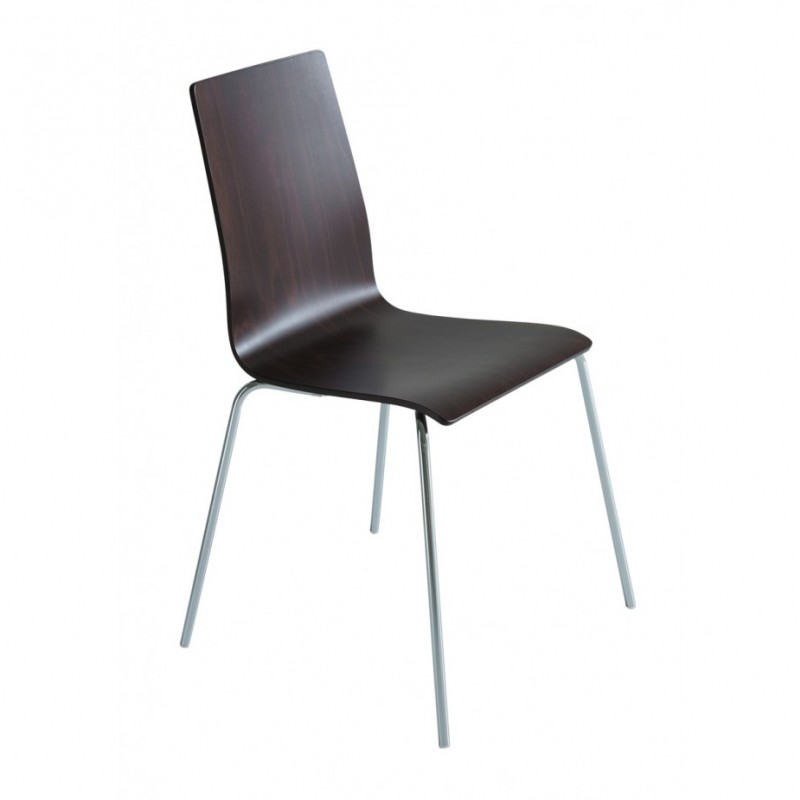 LILA cod.184/A καρέκλα 10-Black stained 52x40x87(46)cm