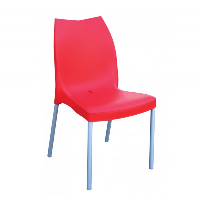 Tulip cod.48A καρέκλα 06-Red 54x45x88(45)cm