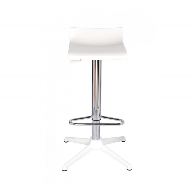 Over σκαμπό bar 00-White 40x40x80-65cm