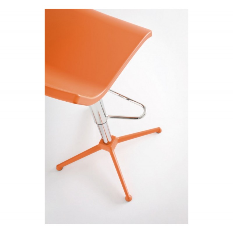 Over σκαμπό bar 06-Red 40x40x80-65cm