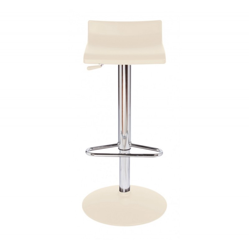 Over T/TV σκαμπό bar 01-Beige 40x40x60-75cm