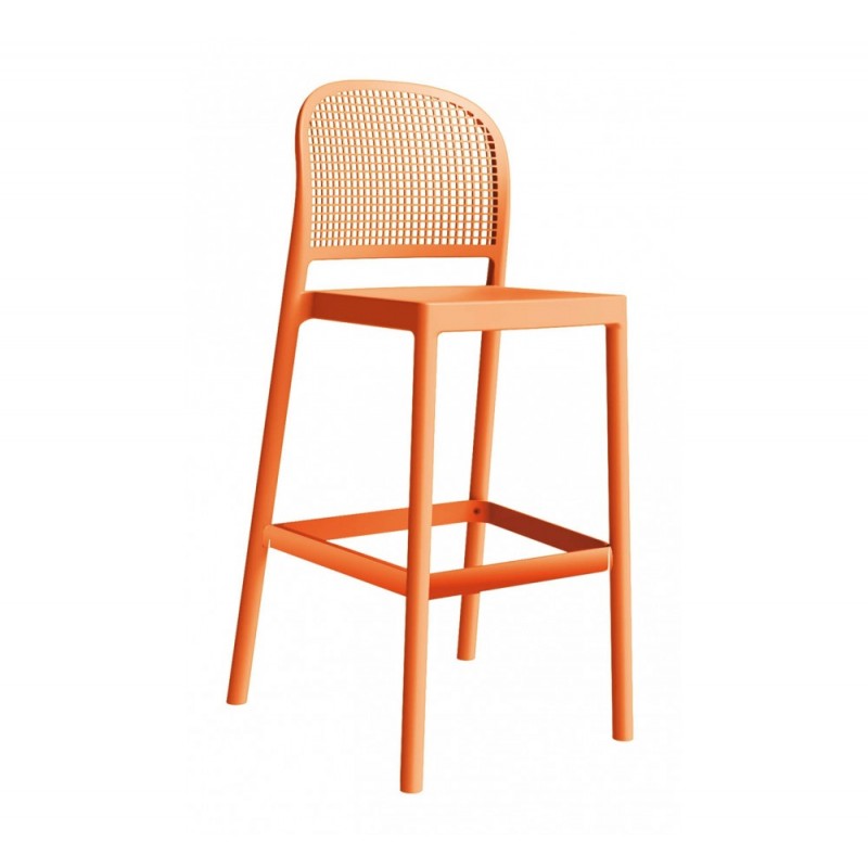 Panama σκαμπό bar 33-Orange 59x48x114(75)cm