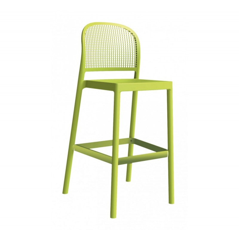 Panama σκαμπό bar 42-Green 59x48x114(75)cm